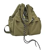[LNNDDLNN] 巾着リュック バックパック グリーン 3way トートバッグ マザーズバッグ [並行輸入品]