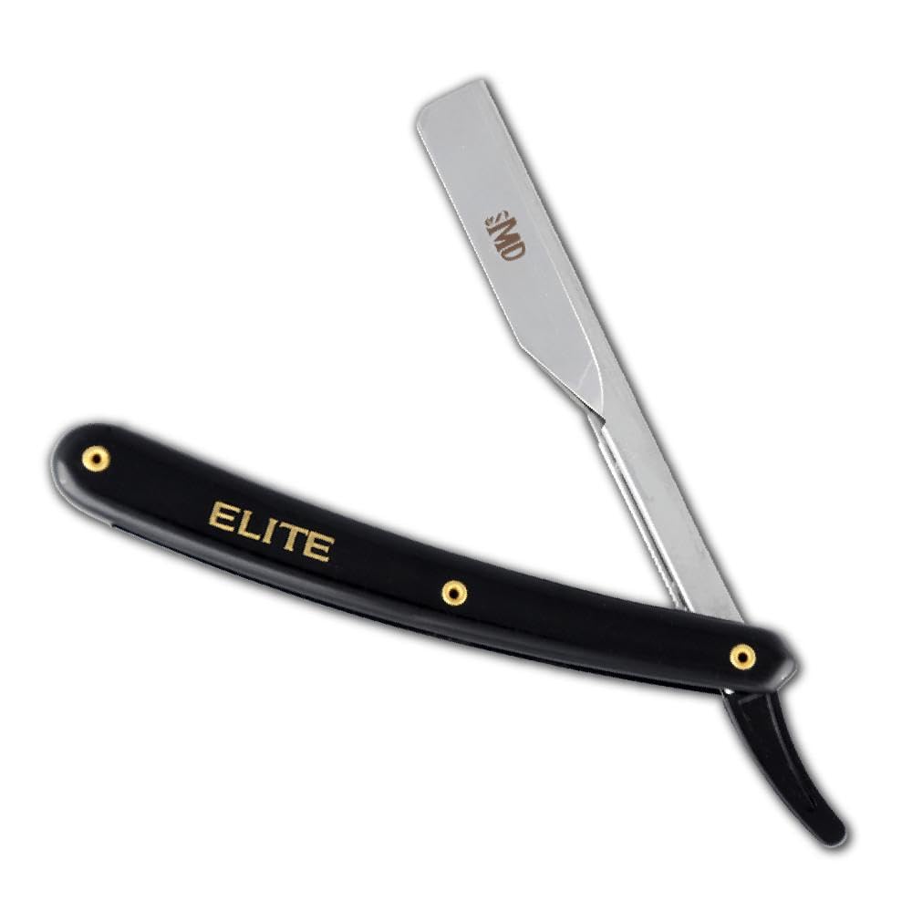 MD Exposed Elite Razor for Barbers (Black/Gold)