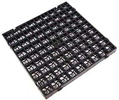 JMS we create smile - 20 x Black Plastic Paving Base Driveway Grid Turf Grass Lawn Paver Path Greenhouse Deck Gravel Protector Drainage Mat (5 Square Meter)