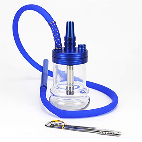 Hookah Set - Tragbare Glaspfeife - Shisha mit Aufbewahrungstasche