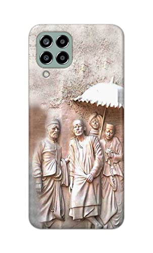 Image of Printed Hard Back Cover Case for Samsung Galaxy M33 5G Back Cover (Sai Baba) -1803