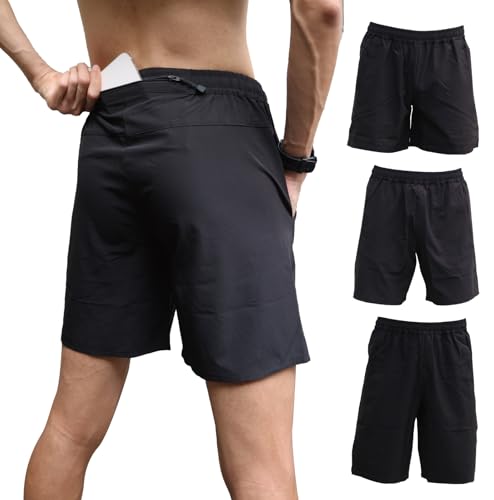 RUN JOURNEY ランニングパンツ メンズ 【3つのポケットで手ぶらで走れる】 丈が選べる 3ポケット ランニングウェア ショーツ