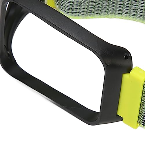 Pulseira esportiva esportiva de nylon trançado elástico 2 em 1, pulseira de reposição ajustável, par