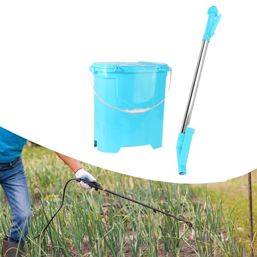 Fertilizadora manual con mochila 25L capacidad miniatura 3