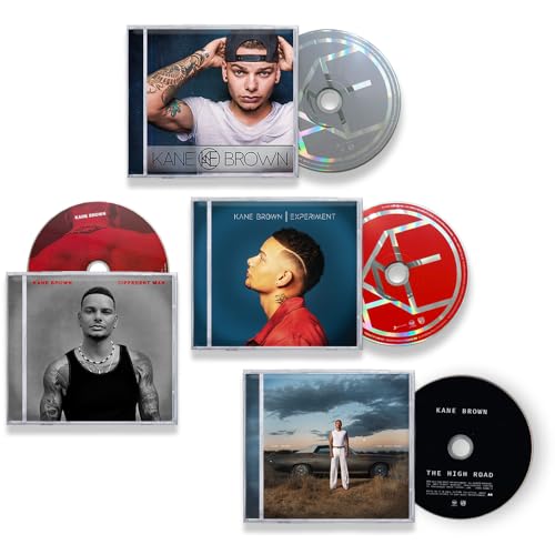 Kane Brown Complete Studio Album Discography CD Collection: Self-Titled / Experiment / Different Man / The High Road