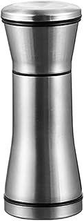 手動ミル ペッパーミル ソルトミル 花椒 岩塩 胡椒 塩 調味料 挽き 調理器具 ミル ステンレス製 (ステンレス鋼,13.5*5.1CM)