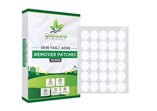 Skin Tag Remover Patch Maximum Strength 72 Pcs, Skin Tag and Acne Remover Patches Large Size, Dark Spot Blemishes Skin Tag Removal, Natural Fast-Acting Patches, Skin Tags Fall Away