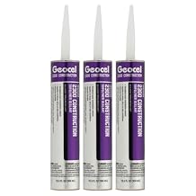 Geocel GC66102 2300 Construction Tripolymer Elastomeric Sealant for Roofing and Trim, 10.3 oz., Gray, 3 Pack
