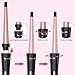 5 in 1 Curling Wand Set with Thermal Brush & Ceramic Barrels (0.35