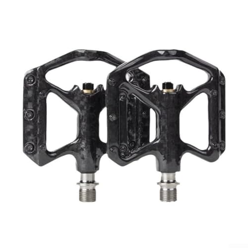 Pedal de bicicleta de carretera de carbono ultraligero con 3 rodamientos sellados