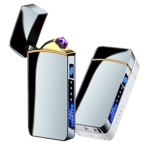 Encendedor eléctrico recargable USB ZOIPPDMS T3-Silver Ice miniatura 1