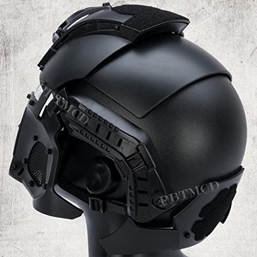 Mask + Goggles OnePiece Full Face Protective Assault Helmet