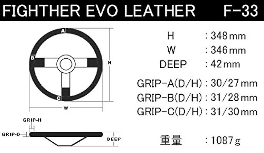 Amazon | MOMO ステアリング (モモ ファイター エボ レザー