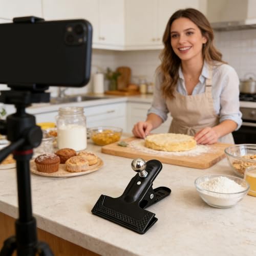 Pinces de téléphone solides et support magnétique pour des angles précis - 5
