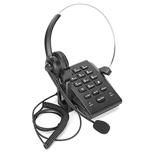 Teléfono con cable HT700 con auricular y micrófono omnidireccional miniatura 1