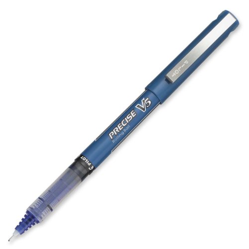 Bolígrafos Pilot Precise V5 Stick Azul Extra Fino x5 miniatura 2