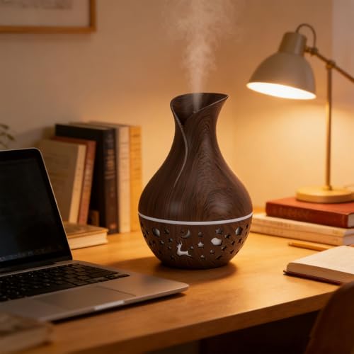 Humidificador portátil mini con difusor y luz LED miniatura 2