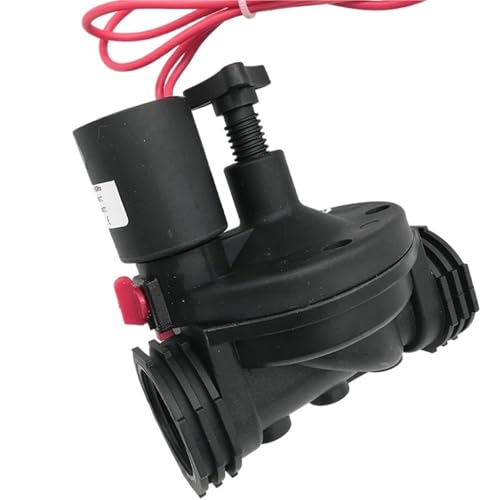 Électrovanne 1 pouce normalement fermée DC 12V électrovanne plastique 2 voies eau - 3