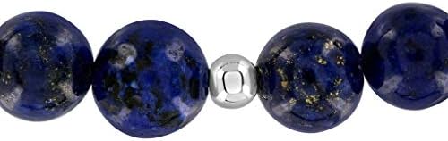 Believe London® Gemstone Bracelet Chakra Bracelet Anxiety Crystal Natural Stone Men Women Stress Relief Reiki Yoga Diffuser Semi Precious