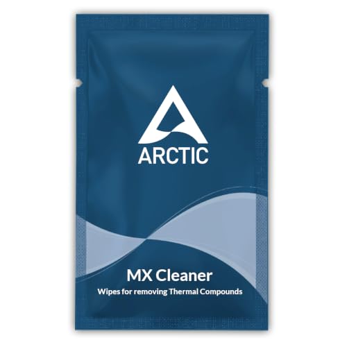 ARCTIC MX Cleaner (40 pieces) - Cleaning wipes for removing thermal paste, 11.5 x 11.5 cm...