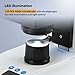 Vabiooth Constant Temperature Lab Monocular Compound Microscope 40X-2500X Magnification with 7