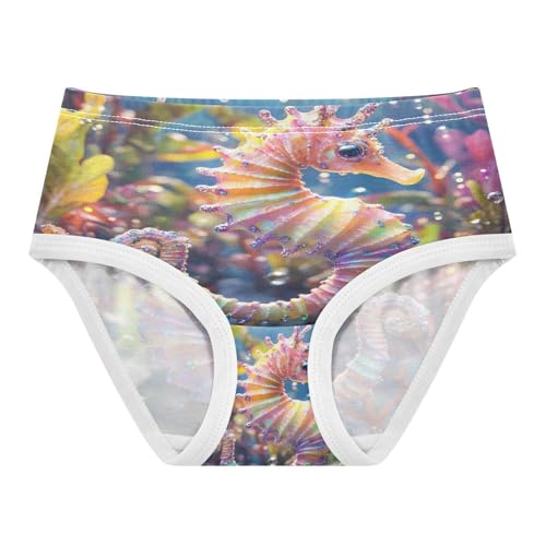 Olorful Seahorse Underwater Toddler Girls's Underwear 2T 202b8723c