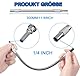 KEWAYO 1/4 Zoll Magnetische Verlängerung， Flexible Welle Schraubendreher Bit Halter Verbindungsglied Für Schraubendreher(300MM)