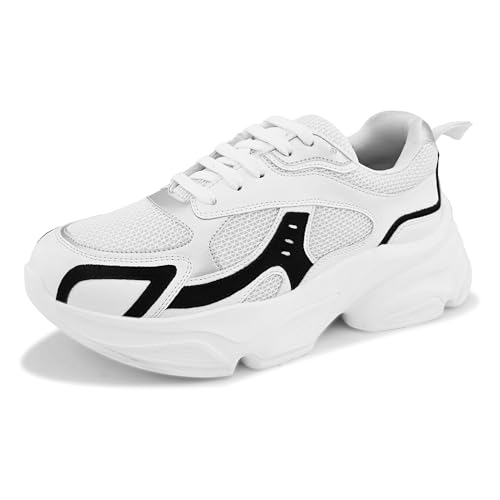 Image of Centrino Women Sneaker | Cushioned Insole for Comfort | Stylish Lace-Up Design | Perfect for Casual Outfit for Ladies (9493)