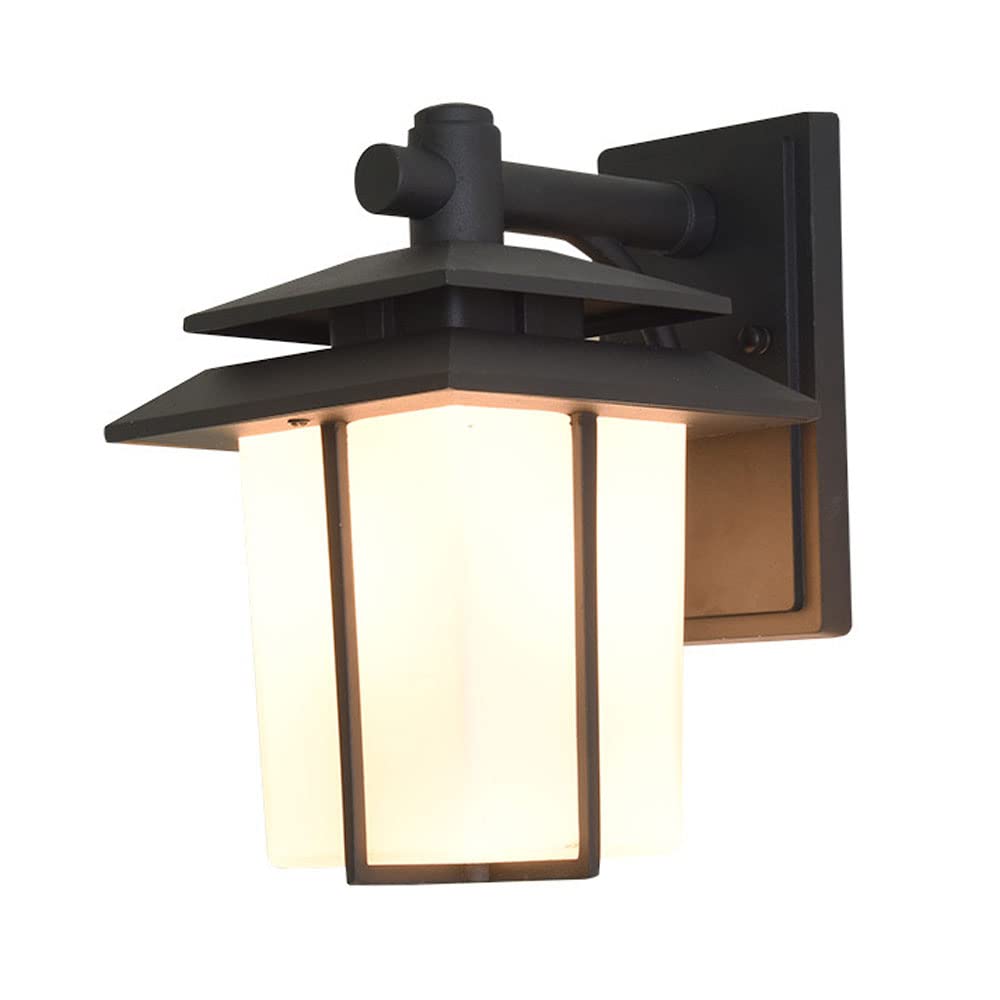 Applique murale anti-intempéries luminaire extérieur noir