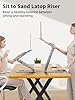 tounee Laptop Stand for Desk Adjustable Height, Telescopic Computer Stand with Pull Out Design Ergonomic Laptop Riser Fits All Laptops 10-17"-Silver #1