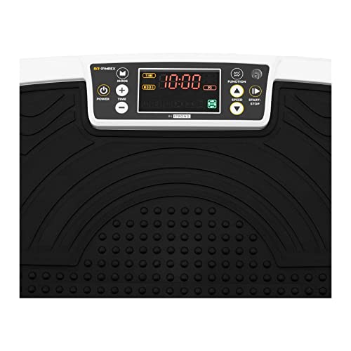 Gymrex GR-MG49 Vibrationsplatte 60,5 x 34,5 cm bis 120 kg Fernbedienung Vibroshaper Vibrationstrainer – Bild 3