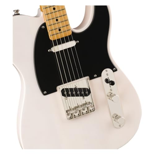 Image of Squier Classic Vibe 50s Telecaster Electric Guitar, with 2-Year Warranty, White Blonde, Maple Fingerboard