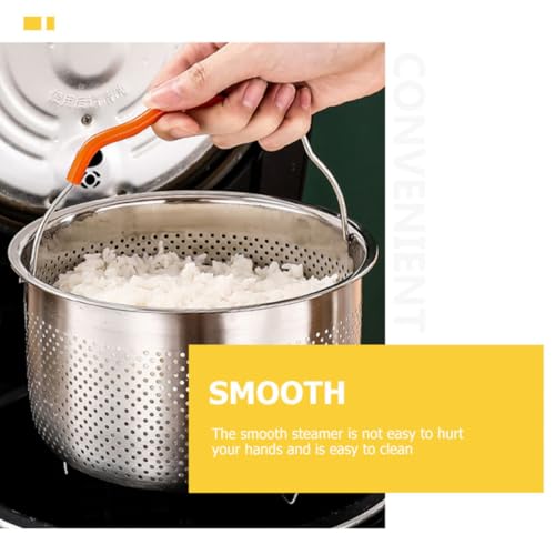Rejilla para vaporera de acero inoxidable 4l silicona cocina al vapor 7