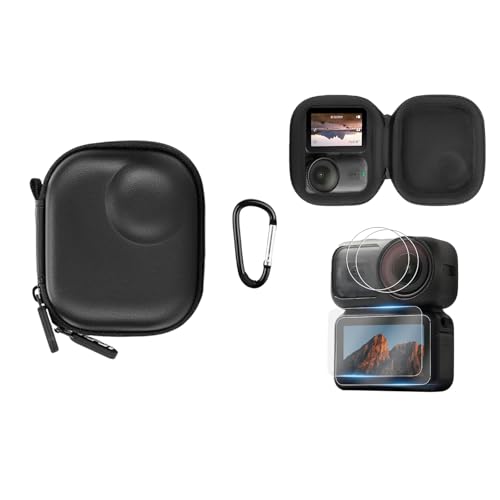 DJI Osmo Nano�p�~�j�L�������O�P�[�X+�X�N���[���v���e�N�^�[�APU�R���p�N�g�g���x���v���e�N�V�����X�g���[�W�o�b�O�A���^�|�[�^�u���P�[�X�ADJI Osmo Nano�A�N�Z�T���[�p�d�x9H�����K���X2�p�b�N(�u���b�N)