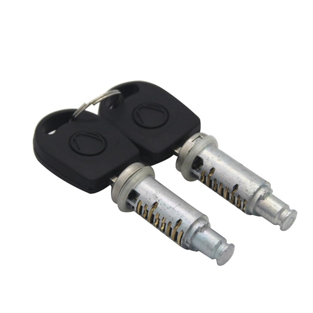 Hzsmyxgs One Color Car Door Lock Compatible With Vw For Golf Iv Mk4 1996-2006 For Bora 1997-2006 Left Right Side 2Pcs Lock Barrel With 2 Keys