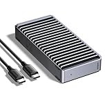 UGREEN 40Gbps M.2 NVMe SSD Enclosure, Aluminum NVMe Enclosure w/Dual-Sided Fin Heat Sink, No-Fan-Noise M.2 Enclosure Compatible Thunderbolt 4 / USB4 for MacBook Pro M4, Mac Mini M4, Up to 3848MB/s