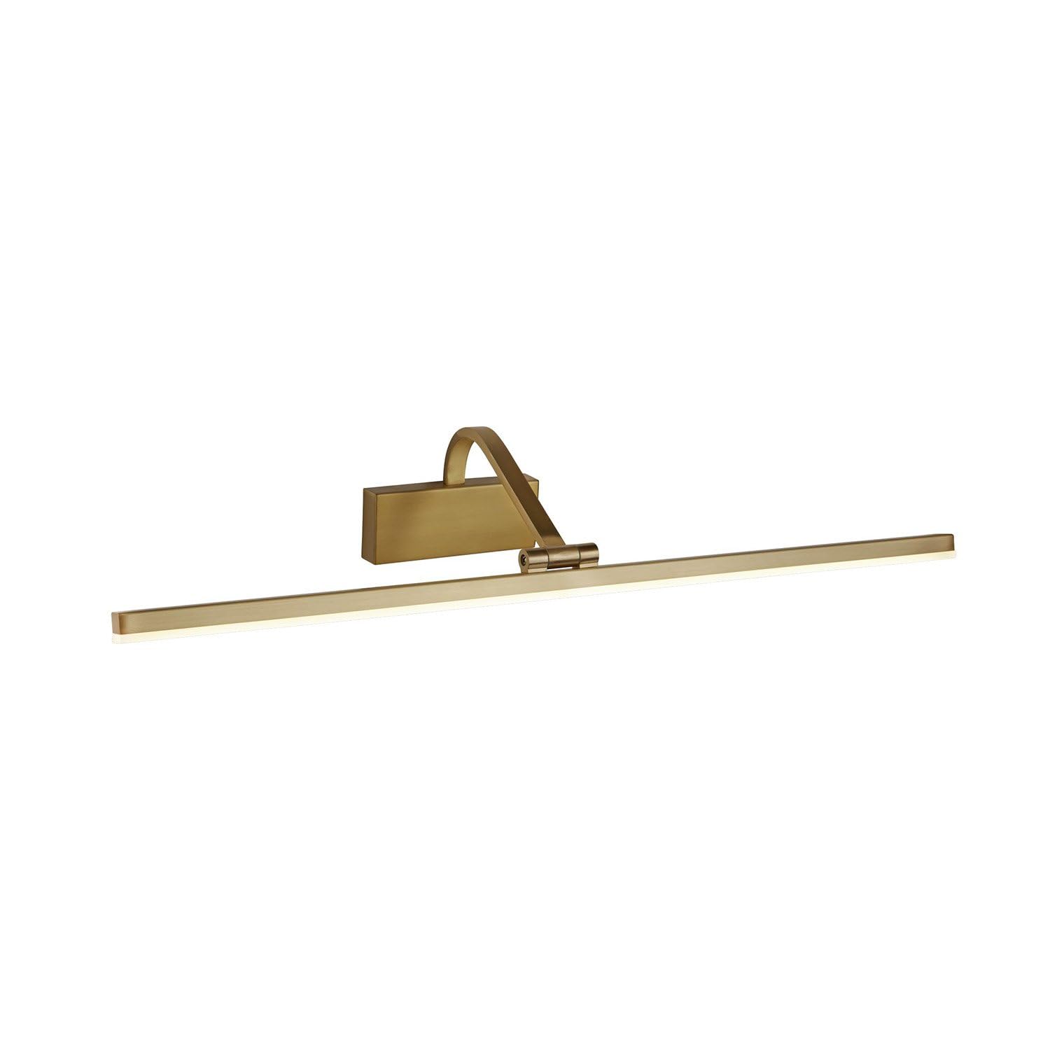 Wall Light Brass Bilbao LED Picture 70cm Satin Searchlight 5551-70SB