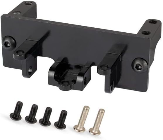 KYX Racing CNC Machined Aluminum Front Axle Servo Mount Linkage Upgrades Parts Accessories for 1/18 RC Crawler Car Axial Capra UTB18