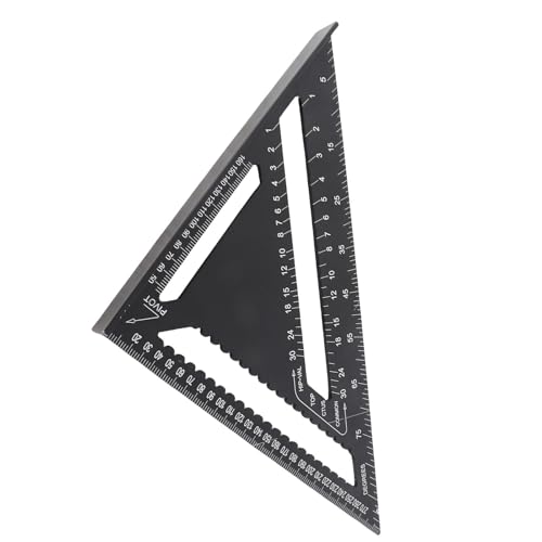 Regla Triángulo de Ángulo Recto de Aluminio para Carpintería miniatura 7