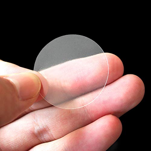 Cualfec 1200 Pcs Clear Round Stickers 1.2” / 30mm Box and Envelopes Wafer Seal Stickers 25 Sheets for Business - Thumbnail 5