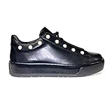  Twin Set Milano Zapatillas de mujer Sneakers con perlas CA8PBU Negro Size: 38 EU