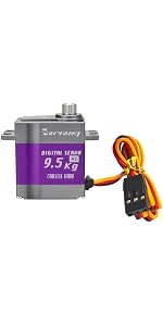 SERVOMY SDS2401 Micro Servo - 10Kgf.cm Torque, 0.07sec Speed, Metal Gear For RC Helicopters & Cars - View #3