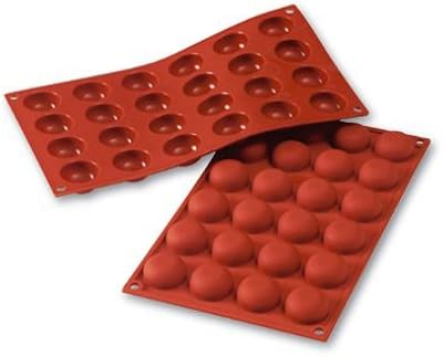 Flexible Bakeware: Pomponette (Flattened Hemisphere) .61 Oz, 1.34