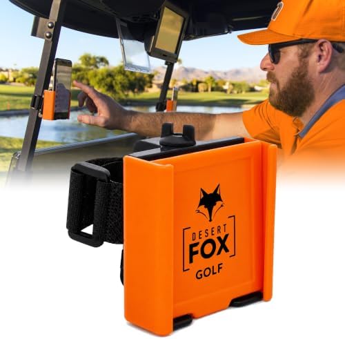 Strap Style Golf Cart Phone Holder, Golf Cart Phone Mount by Desert Fox