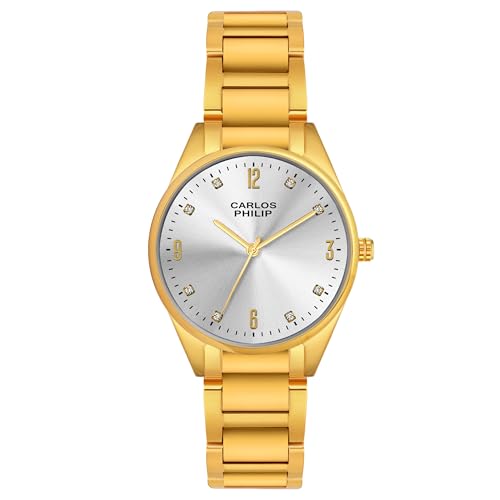 Image of Carlos Philip Majesta Series Premium Luxury Analog Watch | Heritage-Inspired Design | Stainless Steel Build | Exclusive Dial Colors | Japanese Quartz Movement