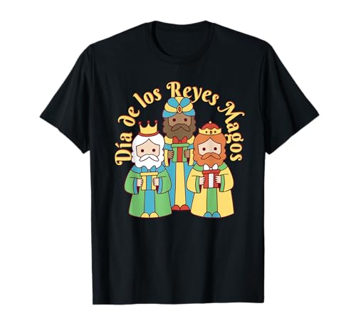 Feliz Dia dos Reis Magos, Dia dos Reis Magos, Dia da Epifania T-shirt, Preto, S