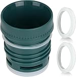 CRFY Stanley Thermos Replacement Primer Stopper for Thermos, Thermal Cap for Stanley Classic Bottle (Compatible with 16oz, 750ml, 1L, 1.4L, 1.9L), Includes Set of Silicone Gaskets (Green)