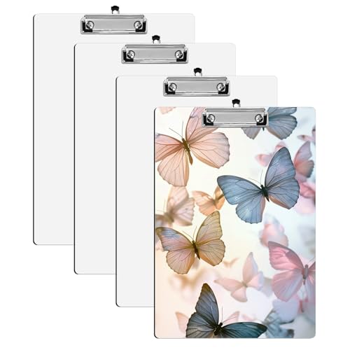 ToBeAce 4 Pack Sublimation Clipboard Blanks Double Sided, 8.9
