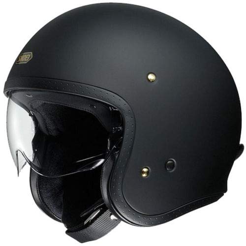 SHOEI ショーエイJO J.O HAWKER ブラック レッド XLサイズ Shoei J.O. Open Face Motorbike Motorcycle Scooter Helmet Matt
