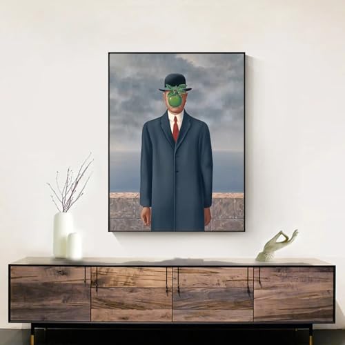 Impression toile Magritte Le Fils de l'Homme cadeau idéal pour amateurs d'art et déco